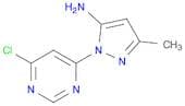 1-(6-Chloropyrimidin-4-yl)-3-methyl-1H-pyrazol-5-amine