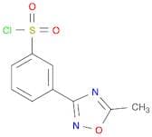 Benzenesulfonyl chloride, 3-(5-methyl-1,2,4-oxadiazol-3-yl)-
