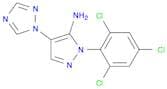 1H-Pyrazol-5-amine, 4-(1H-1,2,4-triazol-1-yl)-1-(2,4,6-trichlorophenyl)-