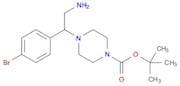 1-Boc-4-(2-amino-1-(4-bromophenyl)ethyl)piperazine