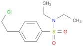 Benzenesulfonamide, 4-(2-chloroethyl)-N,N-diethyl-