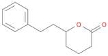 2H-Pyran-2-one, tetrahydro-6-(2-phenylethyl)-