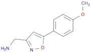 5-(4-methoxyphenyl)-3-Isoxazolemethanamine