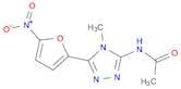 Acetamide, N-[4-methyl-5-(5-nitro-2-furanyl)-4H-1,2,4-triazol-3-yl]-
