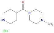 (4-Methylpiperazin-1-yl)(piperidin-4-yl)methanone hydrochloride
