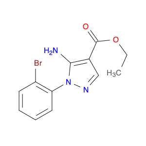 1H-Pyrazole-4-carboxylic acid, 5-amino-1-(2-bromophenyl)-, ethyl ester