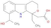 Pyrano[3,4-b]indole-1-acetic acid, 1-ethyl-1,3,4,9-tetrahydro-8-(1-hydroxyethyl)-