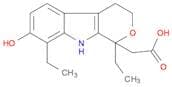 Pyrano[3,4-b]indole-1-acetic acid, 1,8-diethyl-1,3,4,9-tetrahydro-7-hydroxy-