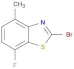 2-Bromo-7-fluoro-4-methylbenzothiazole