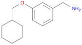 (3-(Cyclohexylmethoxy)phenyl)methanamine