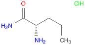 Pentanamide, 2-amino-, hydrochloride (1:1), (2S)-