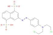 1,5-Naphthalenedisulfonicacid, 3-[2-[4-[bis(2-chloroethyl)amino]phenyl]diazenyl]-