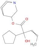 Cyclopentaneacetic acid, α-hydroxy-α-1-propen-1-yl-, 1-azabicyclo[2.2.2]oct-3-yl ester
