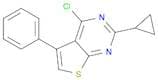 4-Chloro-2-cyclopropyl-5-phenylthieno[2,3-d]pyrimidine