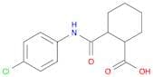 Cyclohexanecarboxylic acid, 2-[[(4-chlorophenyl)amino]carbonyl]-