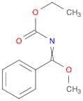 Benzenecarboximidic acid, N-(ethoxycarbonyl)-, methyl ester