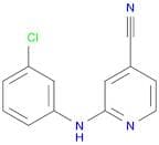 2-((3-Chlorophenyl)amino)isonicotinonitrile