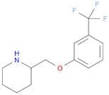 2-(3-Trifluoromethylphenoxy)methylpiperidine