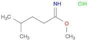 Methyl 4-methylpentanimidate hydrochloride
