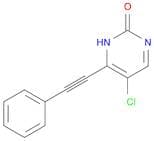 2(1H)-Pyrimidinone, 5-chloro-4-(phenylethynyl)-