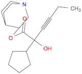 Cyclopentaneacetic acid, α-1-butyn-1-yl-α-hydroxy-, 1-azabicyclo[2.2.2]oct-3-yl ester