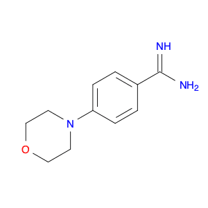 Benzenecarboximidamide, 4-(4-morpholinyl)-
