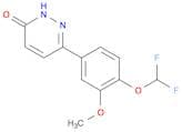 3(2H)-Pyridazinone, 6-[4-(difluoromethoxy)-3-methoxyphenyl]-