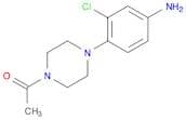 [4-(4-Acetylpiperazin-1-yl)-3-chlorophenyl]amine