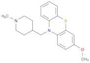 10H-Phenothiazine, 3-methoxy-10-[(1-methyl-4-piperidinyl)methyl]-
