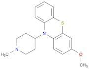 10H-Phenothiazine, 3-methoxy-10-(1-methyl-4-piperidinyl)-