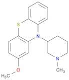 10H-Phenothiazine, 2-methoxy-10-(1-methyl-3-piperidinyl)-