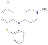 10H-Phenothiazine, 2-chloro-10-(1-methyl-4-piperidinyl)-