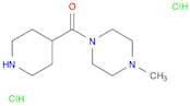 Methanone, (4-methyl-1-piperazinyl)-4-piperidinyl-, hydrochloride (1:2)