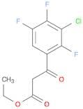 Benzenepropanoic acid, 3-chloro-2,4,5-trifluoro-β-oxo-, ethyl ester