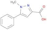 1-Methyl-5-phenylpyrazole-3-carboxylic acid