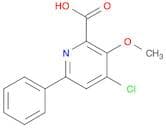 4-Chloro-3-methoxy-6-phenylpicolinic acid
