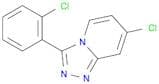 7-Chloro-3-(2-chlorophenyl)-[1,2,4]triazolo[4,3-a]pyridine