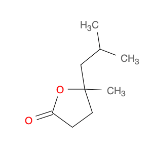 2(3H)-Furanone, dihydro-5-methyl-5-(2-methylpropyl)-