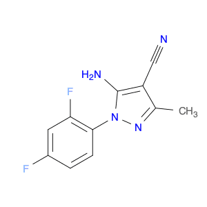 5-Amino-4-cyano-1-(2,4-difluorophenyl)-3-methyl-1H-pyrazole