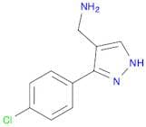 ([3-(4-Chlorophenyl)-1h-pyrazol-4-yl]methyl)amine hydrochloride