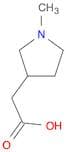 3-Pyrrolidineacetic acid, 1-methyl-