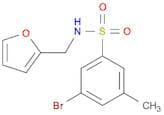 N-(Furan-2-ylmethyl) 3-bromo-5-methylbenzenesulfonamide