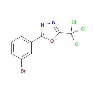 2-(3-Bromophenyl)-5-trichloromethyl-1,3,4-oxadiazole
