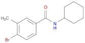 N-Cyclohexyl-4-bromo-3-methylbenzamide