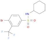 4-Bromo-N-cyclohexyl-3-(trifluoromethyl)benzenesulfonamide