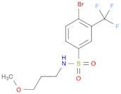 N-(3-Methoxypropyl) 4-bromo-3-trifluoromethylbenzenesulfonamide