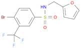 N-(Furan-2-ylmethyl) 4-bromo-3-trifluoromethylbenzenesulfonamide