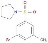 1-(3-Bromo-5-methylphenylsulfonyl)pyrrolidine