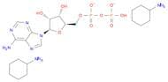 Adenosine 5'-(trihydrogen diphosphate), compd. with cyclohexanamine (1:2) (9CI)