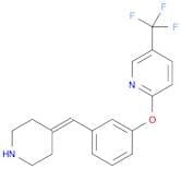 Pyridine, 2-[3-(4-piperidinylidenemethyl)phenoxy]-5-(trifluoromethyl)-
